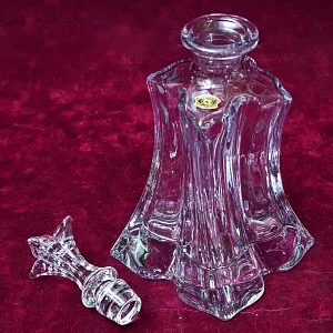 Редкость! Штоф - Графин «Ледяная Корона» Хрусталь, VAL SAINT LAMBERT Бельгия, конец 60-х гг.