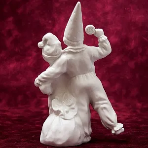 Коллекционная Авторская Статуэтка «Смех и Радость» из серии «Детский Утренник», фарфор ИФЗ, Россия.