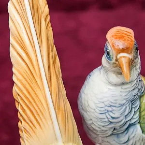 Фарфоровая статуэтка «Пара Птиц - Золотой Фазан», Карл Энс / Karl Ens,  Германия, 50-е гг.