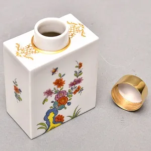 Коллекционная Фарфоровая Чайница - Баночка с крышкой «Букет», MEISSEN Германия ХХ век.