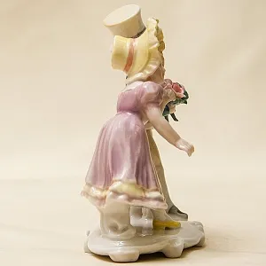 Редкость!!! Фарфоровая Статуэтка «Букет для Мамы», Карл Энс / Karl Ens, Германия, 30-е гг.