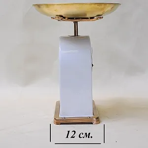 Редкость! Старинные Кухонные Фарфоровые Весы на 10кг. KRUPS IDEAL, Германия -1915 год.