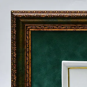 Фарфоровая Плакетка - Картина - Панно из коллекции «Кавалеристы ХIX века», Германия.