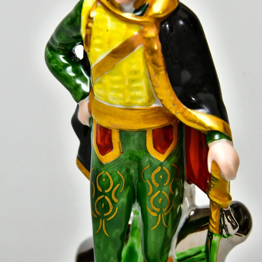 Коллекционная Фарфоровая Статуэтка «Солдат - Гусар», Германия - вторая половина ХХ века.