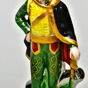 Коллекционная Фарфоровая Статуэтка «Солдат - Гусар», Германия - вторая половина ХХ века.