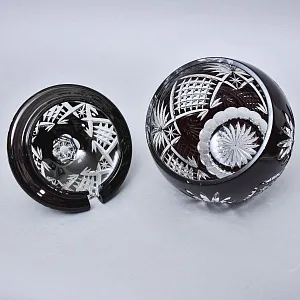 Редкость! «Рубиновый Хрусталь» Набор Крюшонница с Чашками, DOROTHEENHUTTE Германия.