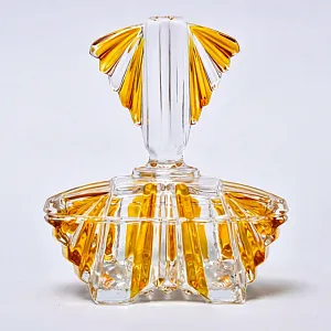 Коллекционная Шкатулка из Цветного Хрусталя, Германия 60 -е годы ХХ века.