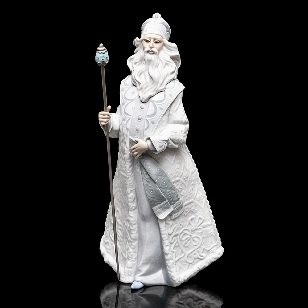 Редкость! Коллекционная Фарфоровая статуэтка «ДЕД МОРОЗ», Lladro Испания.
