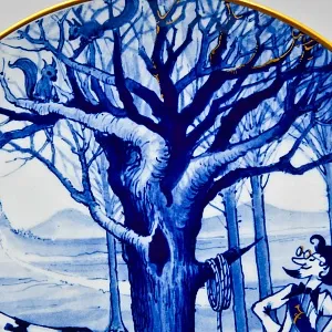 Коллекционная Фарфоровая Тарелка - Блюдо «Сказка. Храбрый Портняжка», MEISSEN Германия - 1988 год.