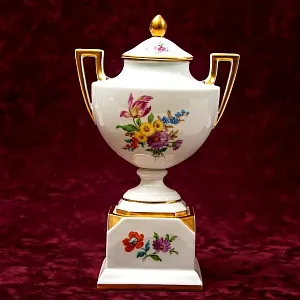 Коллекционный Фарфоровый Вазон - Ваза, Hutschenreuther Hohenberg, Германия первая половина ХХ века.