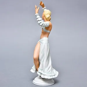 Фарфоровая статуэтка «ТАНЦОВЩИЦА» Н-25 см. Schau Bach Kunst Германия, середина ХХ века.