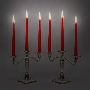 Парные Канделябры - Подсвечники на три свечи Silverplate, SHEFFIELD Англия середина ХХ века.