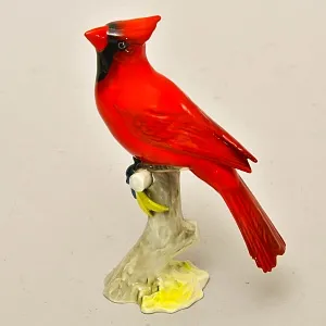 Коллекционная Фарфоровая Статуэтка «ПТИЦА - КАРДИНАЛ», Hutschenreuther Германия, 1968 - 1970 годы.