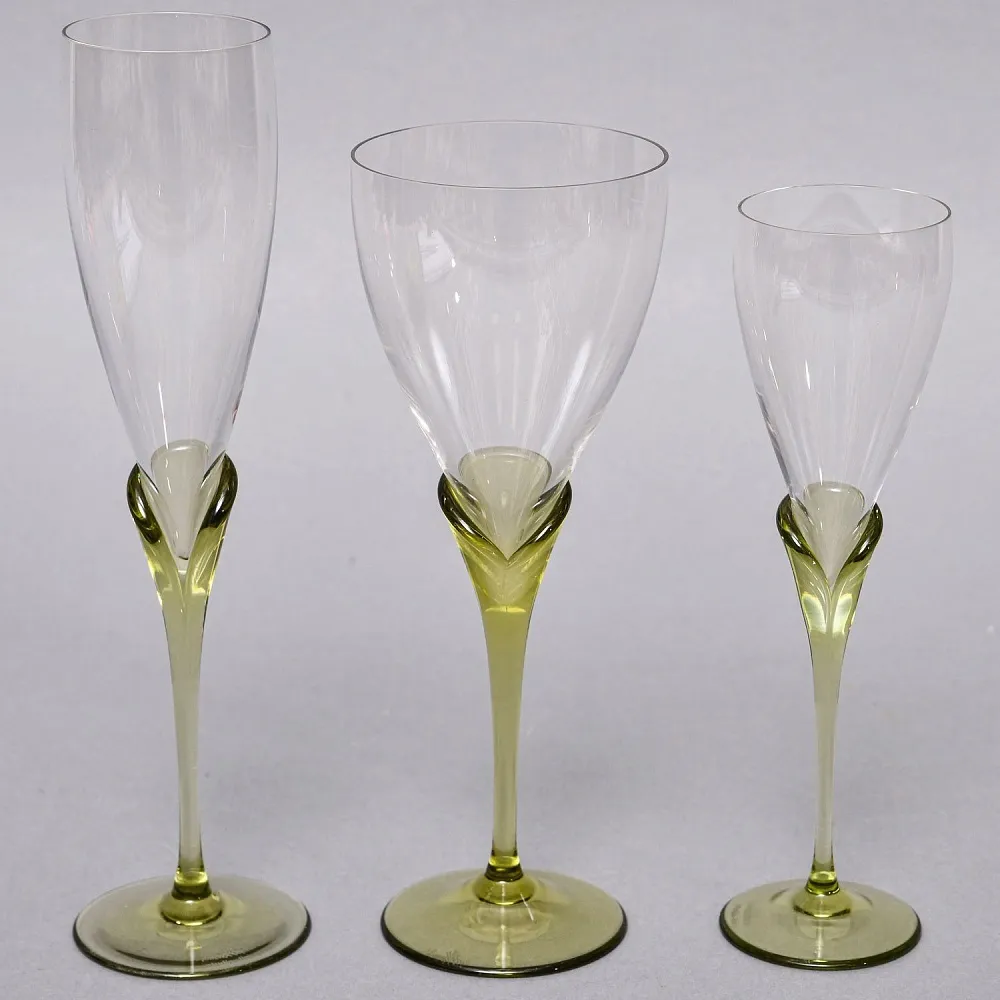 Набор «Эгоист» Три Фужера «Papyrus», Хрусталь Rosenthal Studio Line, Германия -1960-69 гг.