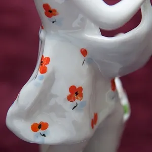 РЕДКОСТЬ!! Фарфоровая Статуэтка «Девочка с кукурузой», ЛФЗ СССР - 1960 год.