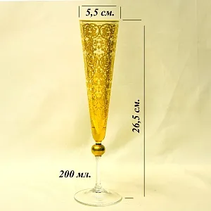 Эксклюзивный Коллекционный Бокал для Шампанского серия «Millenium - 1996», Theresienthal Германия.