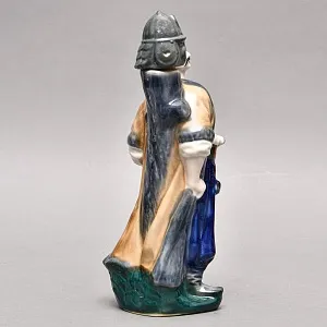 Штоф - Графин - Бутылка - Фарфоровый Флакон «Запорожский Казак», на 0,7 литра.