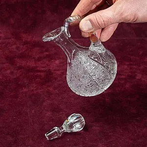 Винтажный Хрустальный Графинчик - Соусник BEYER Германия 60-е годы ХХ века.