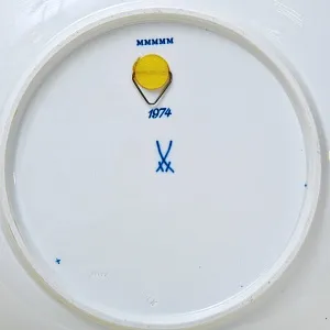 Коллекционная Фарфоровая Тарелка - Блюдо «СКАЗКИ», MEISSEN / МЕЙСЕН, Германия - 1974 год.