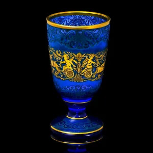 Редкость! Антикварная Хрустальная Ваза «Античные Колесницы», JOSEPHINENHUTTE, Германия 1915 -1920 гг.