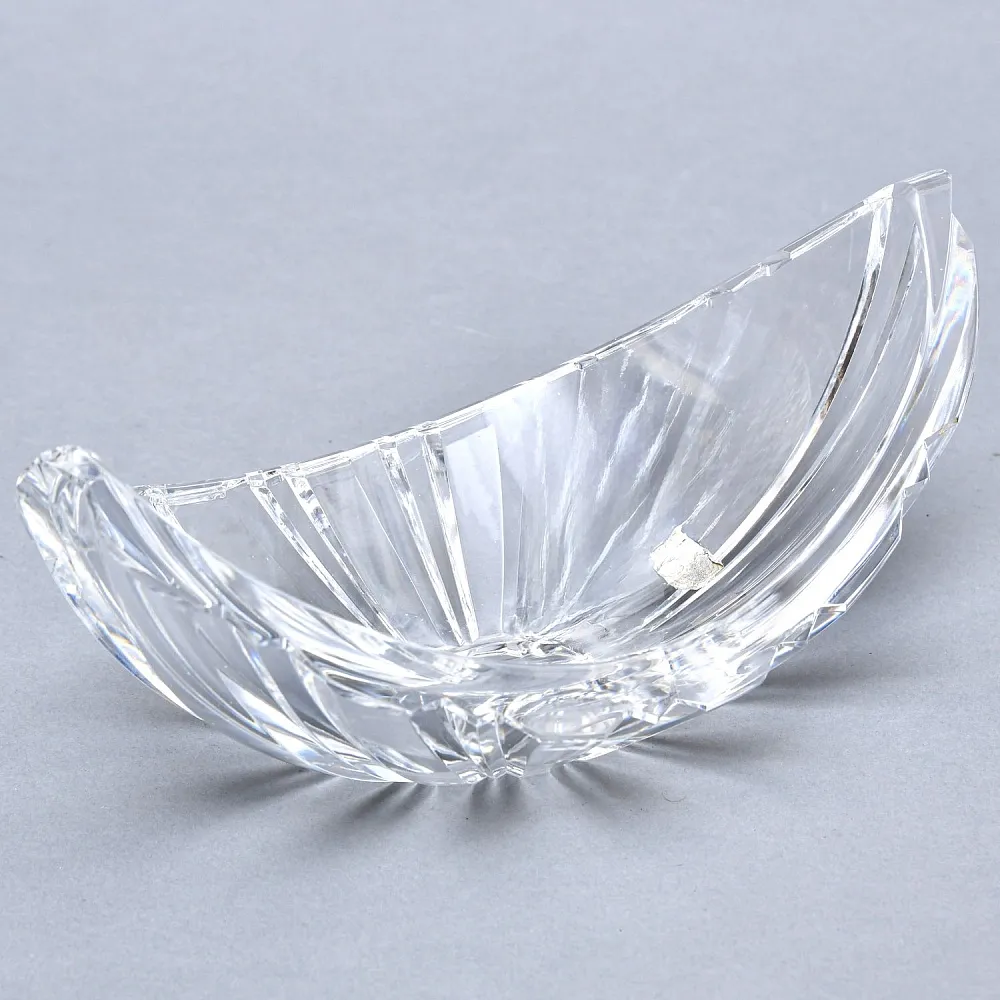 Винтажная Ваза - Конфетница - Мелочевница «Лодочка» Хрусталь VAL SAINT LAMBERT Бельгия.