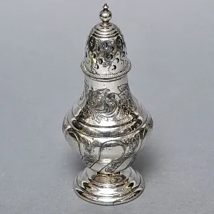 Баночка - Емкость для сахарной пудры, металл Sheffield, Англия середина ХХ века.