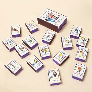 Памятный Сувенирный Набор - Хозяйственные Спички «Клоуны Советского цирка», СССР - 1966 год. 