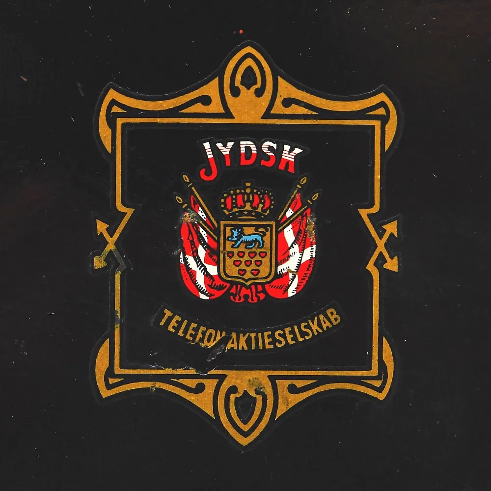 Старинный Настольный Телефонный аппарат - Телефон «JYDSK - Telefon Aktieselskab», Дания -1908 год.