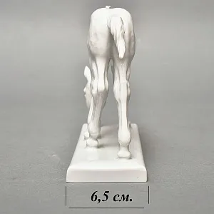 Коллекционная Фарфоровая статуэтка «Пасущийся жеребенок»,  MEISSEN / МЕЙСЕН Германия.