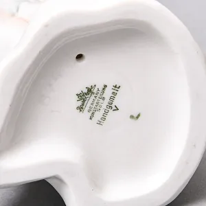 Птица - Фарфоровая статуэтка «Зеленый дятел на стволе дерева», ROSENTHAL Германия, 40-е годы.