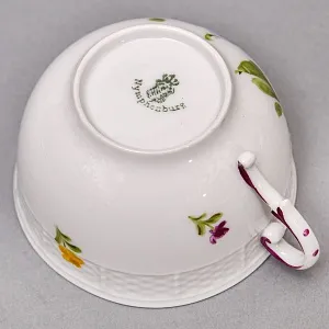 Коллекционная Кофейная пара «Летние цветы», Фарфор Nymphenburg, Германия.