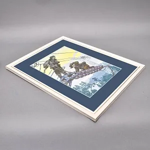 Агитационное Настенное Панно - Картина - Иллюстрация «Электрики - Монтажники», СССР - 60-е гг.