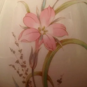 Коллекционная Фарфоровая Ваза «Розовые цветы» Arzberg, Германия 50-е годы ХХ века.