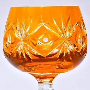 Бокал для Вина из Цветного Хрусталя, Annahütte Германия, 60 -е годы ХХ века.