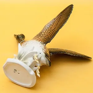 Птица - Фарфоровая статуэтка «Утка - Селезень» Н -18 см., Карл Энс / Karl Ens,  Германия, 50-е годы ХХ века.