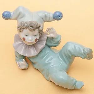 Фарфоровая статуэтка «Маленький Клоун - JANGLES». NAO by Lladro, Испания - 1988 год.