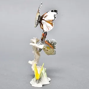 Коллекционная Фарфоровая статуэтка «Бабочки», Hutschenreuther Германия, первая половина ХХ века. 