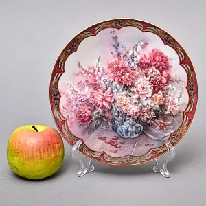 Коллекционная Тарелка «Лепестковая феерия» Фарфор W.J.GEORGE США -1993 год.