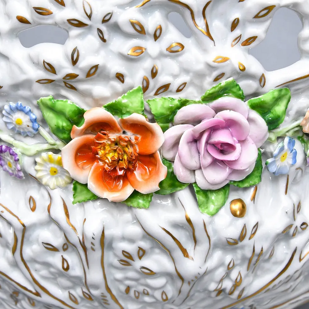 Большая Фарфоровая Ваза «ДЕТИ И УРОЖАЙ», Von Schierholz Германия - 1967 год.