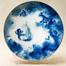 Коллекционная Тарелка - Блюдо «РУМПЕЛЬШТИЛЬЦХЕН» Фарфор, MEISSEN / МЕЙСЕН Германия.
