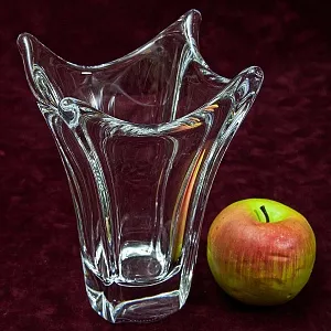 Редкость! Коллекционная Хрустальная Ваза, DAUM, Франция, вторая половина ХХ века.