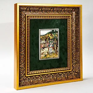 Картина - Панно - Фарфоровая Плакетка «Борис Годунов - На границе», Villeroy&Boch. Германия -1982 год.