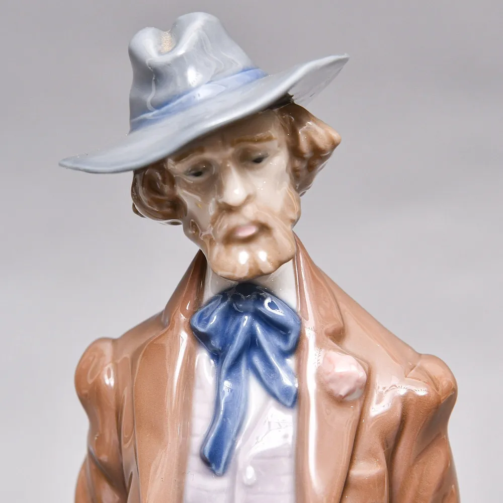Коллекционная Фарфоровая статуэтка «Странствующий Художник», Lladro / Лядро Испания.