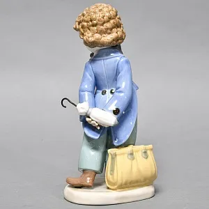 Коллекционная Фарфоровая статуэтка «Клоун с зонтиком», NAO by Lladro (Ллядро) Испания.