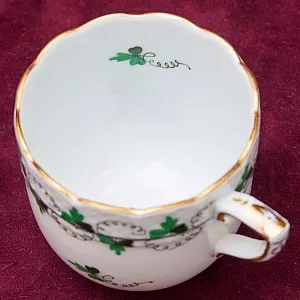 Классический Кофейный Сервиз PERSIL на 6 персон, 16 предметов. Фарфор HEREND, Венгрия.