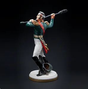 Коллекционная Авторская Статуэтка «Генералы Отечественной Войны 1812 года - Костенецкий В.Г.», фарфор, Россия. 