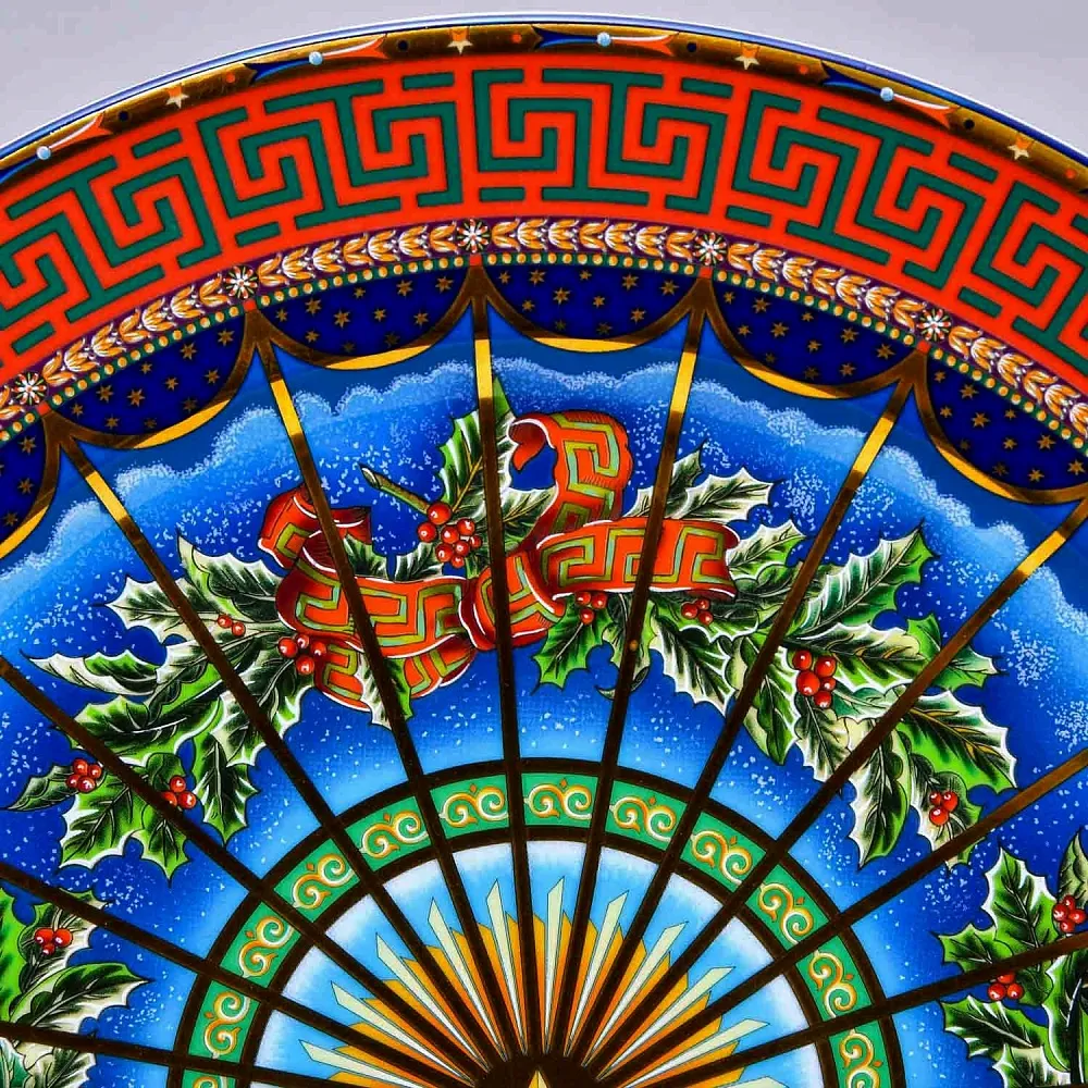 Коллекционная Тарелка - Блюдо «ТИХАЯ НОЧЬ» Фарфор, VERSACE, Rosenthal Германия -1999 год.