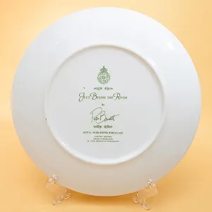 Коллекционная Тарелка «Июль» Фарфор, ROYAL WORCHESTER, Англия -1979 год.