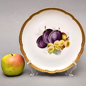 Антикварный Набор из 6-ти Фарфоровых тарелок «ФРУКТЫ-ЯГОДЫ», Rosenthal Германия, 1922- 1933 гг.