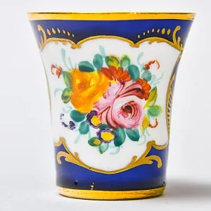 Коллекционная Фарфоровая Кофейная Пара, Le TALLEC, Франция - 1952 год.